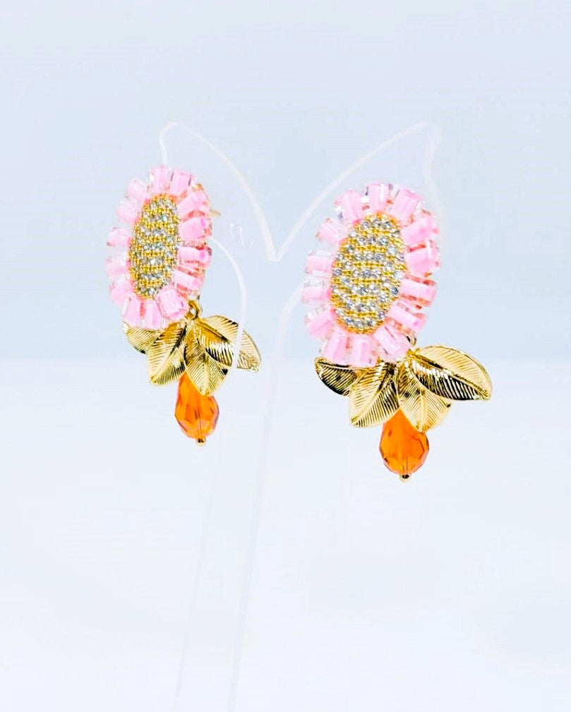 Pierced Sunflower Pink