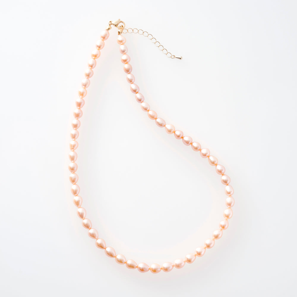 Necklace Freshwater Pearl orange